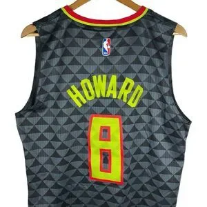 Adidas Mens M Jersey #8 Dwight Howard Atlanta Hawks Climacool Home Swingman